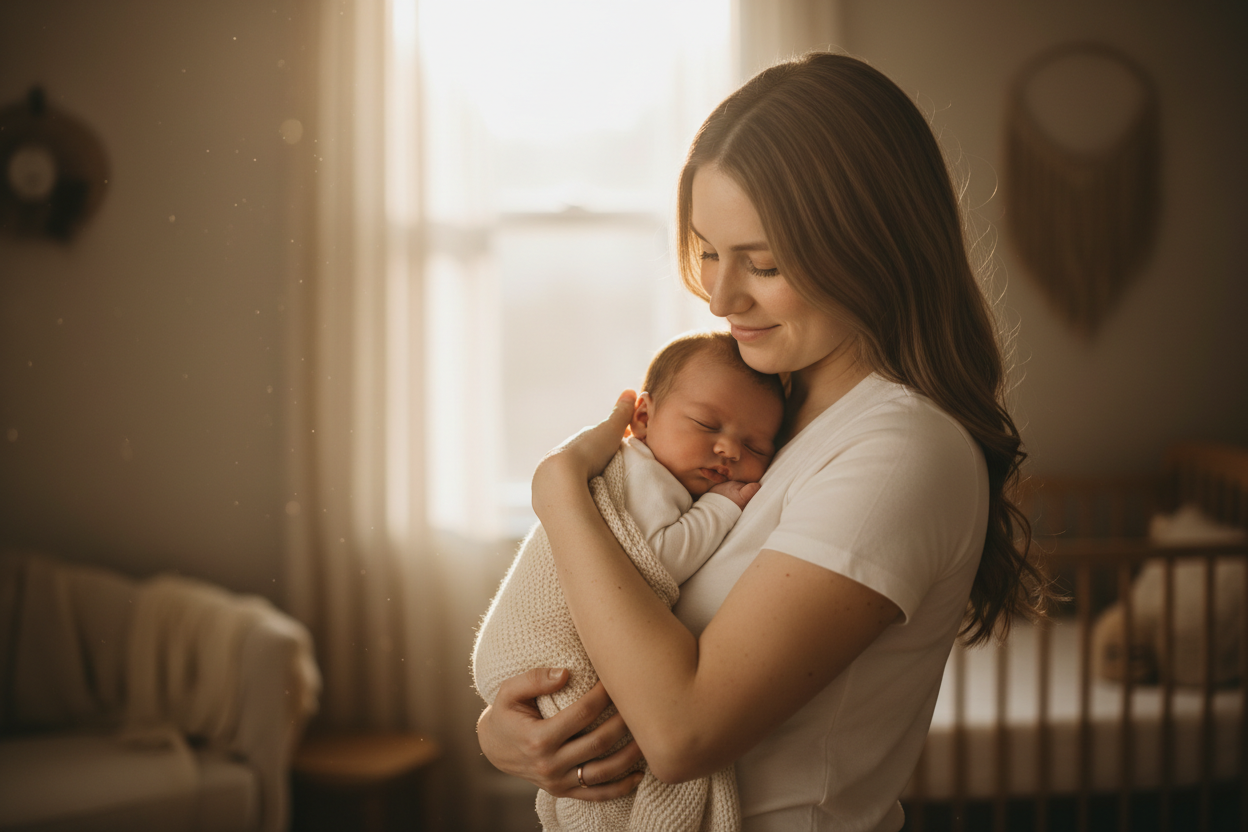 neomamma con figlio